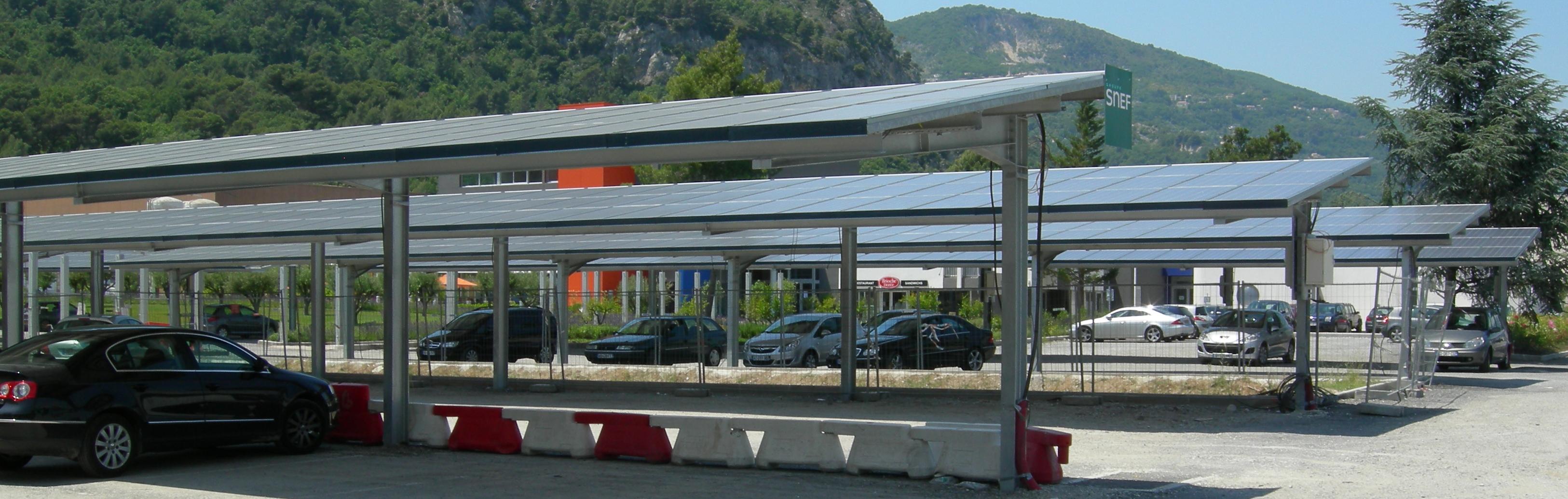 Ombrières de Parking Photovoltaïques Coruscant