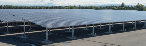 Ombrières de Parking poids lourds